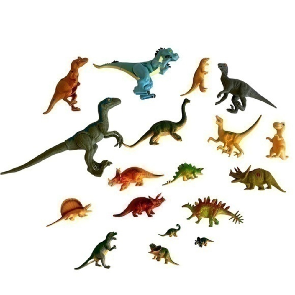 18 Piece Mixed Dinosaur Lot